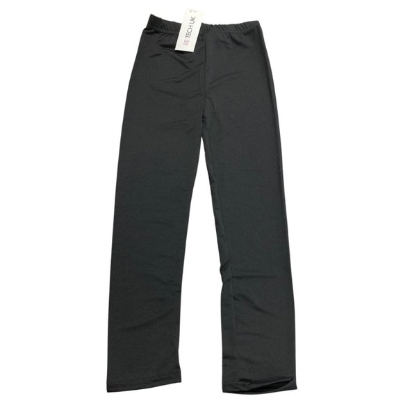 Re Tech UK - Girls Footless Leggings for Gymnastic/Dance - Shiny Stretch Fabric - Picture 1 of 3